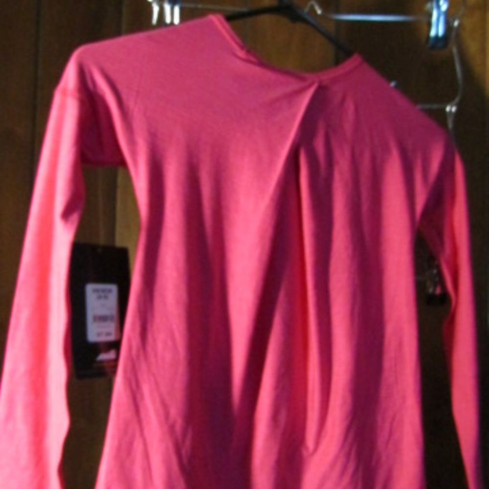 Pink long sleeve tee